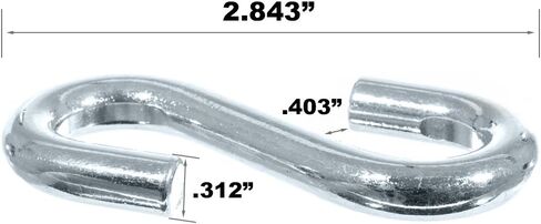 S-Hooks - 3/8 Inch x 20 Pack in Saudi Arabia