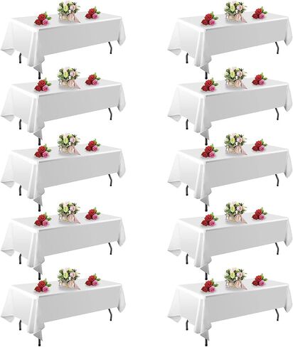1 Pack Black Table Cloth Rectangle Table 60 x 102 Inch Tablecloths for 6 Foot Rectangle Tables. Stain and Winkle Resistant Polyester Washable Table Cloths for Parties Wedding Dining in Saudi Arabia