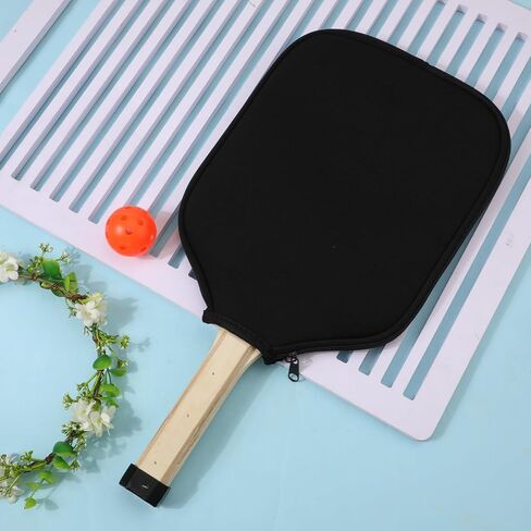 Racquet Cover for Pickleball, 8.6 x 12.2 Inch Neoprene Paddle Cover for Pickleball Racket Sleeve Storage Bag Compatible with Most USAPA Standard Extended Pickleball for Racquets People's Needs in Saudi Arabia