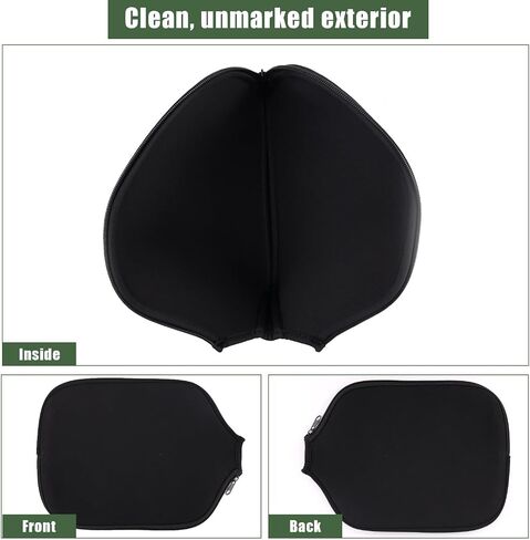 Racquet Cover for Pickleball, 8.6 x 12.2 Inch Neoprene Paddle Cover for Pickleball Racket Sleeve Storage Bag Compatible with Most USAPA Standard Extended Pickleball for Racquets People's Needs in Saudi Arabia