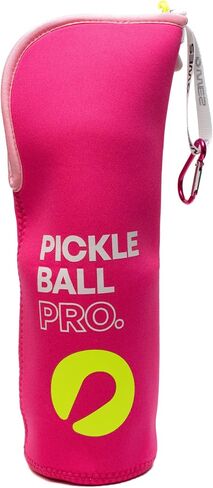 WES Pickleball Ball Holder - with Metal Hook for Fence/Backpack | Pickleball Pro Neoprene Pickleball Holder for Balls | Pickleball Ball Bag in Saudi Arabia