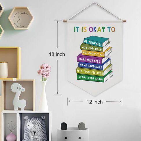 The Power of Yet,Canvas Wall Hanging Banner,Boho Classroom Decor,Therapy Office Decor,Educational Wall Art,Nursery Decor,Boys Girls Toddlers Kids Room Decor Gift in Saudi Arabia