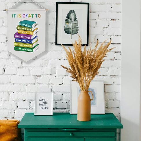 The Power of Yet,Canvas Wall Hanging Banner,Boho Classroom Decor,Therapy Office Decor,Educational Wall Art,Nursery Decor,Boys Girls Toddlers Kids Room Decor Gift in Saudi Arabia