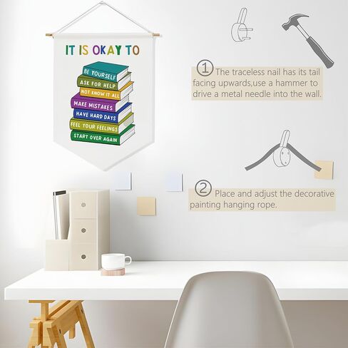 The Power of Yet,Canvas Wall Hanging Banner,Boho Classroom Decor,Therapy Office Decor,Educational Wall Art,Nursery Decor,Boys Girls Toddlers Kids Room Decor Gift in Saudi Arabia
