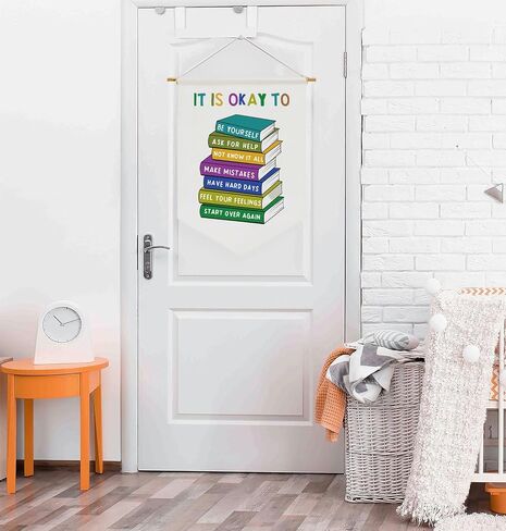 The Power of Yet,Canvas Wall Hanging Banner,Boho Classroom Decor,Therapy Office Decor,Educational Wall Art,Nursery Decor,Boys Girls Toddlers Kids Room Decor Gift in Saudi Arabia