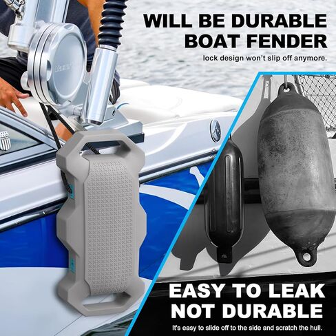 Boat Fenders, Boat Bumpers for Docking, Boat Dock Bumpers for Pontoon Boat,Gray in Saudi Arabia