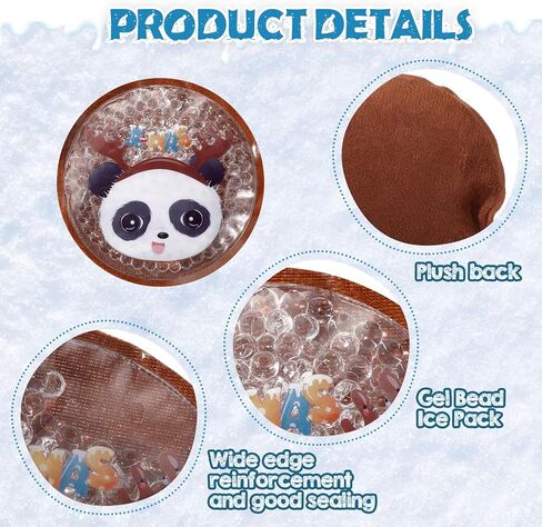 28 قطعة من عبوات الثلج الباردة والساخنة الصغيرة من Boo Boo Ice Pack اللطيفة القابلة لإعادة الاستخدام من الجل الدائري اللطيف عبوات ثلج للحيوانات الصغيرة للرضاعة الطبيعية والحمى وإصابات الساقين وتخفيف الألم وأسنان الحكمة ولدغات الحشرات in Kuwait