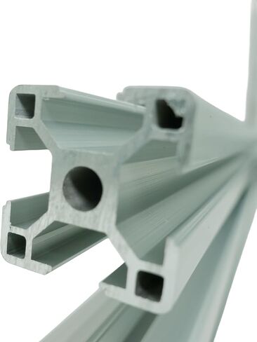 1 PCS T Slot Aluminum Profiles 30mm x 30mm with 8mm T-Slot, Cut to Length 200mm,Silver 3030 Aluminum Extrusion Profile European Standard Linear Rail 3030 Aluminum Profile SANTIE in Saudi Arabia