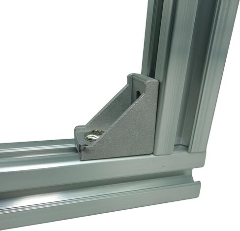 1 PCS T Slot Aluminum Profiles 30mm x 30mm with 8mm T-Slot, Cut to Length 200mm,Silver 3030 Aluminum Extrusion Profile European Standard Linear Rail 3030 Aluminum Profile SANTIE in Saudi Arabia