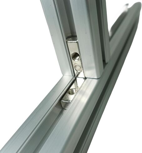 1 PCS T Slot Aluminum Profiles 30mm x 30mm with 8mm T-Slot, Cut to Length 200mm,Silver 3030 Aluminum Extrusion Profile European Standard Linear Rail 3030 Aluminum Profile SANTIE in Saudi Arabia