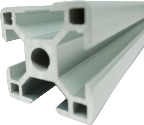 1 PCS T Slot Aluminum Profiles 30mm x 30mm with 8mm T-Slot, Cut to Length 200mm,Silver 3030 Aluminum Extrusion Profile European Standard Linear Rail 3030 Aluminum Profile SANTIE in Saudi Arabia