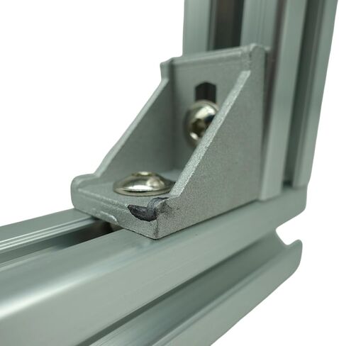 1 PCS T Slot Aluminum Profiles 30mm x 30mm with 8mm T-Slot, Cut to Length 200mm,Silver 3030 Aluminum Extrusion Profile European Standard Linear Rail 3030 Aluminum Profile SANTIE in Saudi Arabia