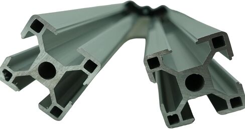 1 PCS T Slot Aluminum Profiles 30mm x 30mm with 8mm T-Slot, Cut to Length 200mm,Silver 3030 Aluminum Extrusion Profile European Standard Linear Rail 3030 Aluminum Profile SANTIE in Saudi Arabia