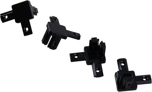 CNCYEAH Corner Bracket 6 Pack Black 3 Way Bracket European End Corner Bracket Connector for 2020 Aluminum Extrusion Profile in Saudi Arabia