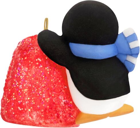 Hallmark Keepsake 0.86" Mini Christmas Ornament 2024, Petite Penguins A Gumdrop Greeting, Gifts for Christmas Lovers in Saudi Arabia