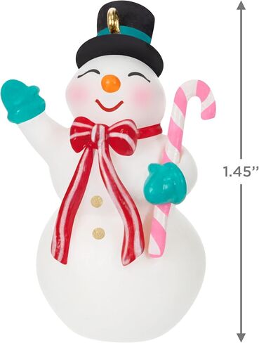 Hallmark Keepsake 0.86" Mini Christmas Ornament 2024, Petite Penguins A Gumdrop Greeting, Gifts for Christmas Lovers in Saudi Arabia