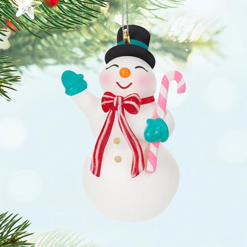 Hallmark Keepsake 0.86" Mini Christmas Ornament 2024, Petite Penguins A Gumdrop Greeting, Gifts for Christmas Lovers in Saudi Arabia