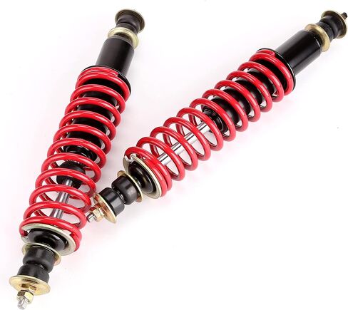 10L0L Golf Cart Shock Absorber Set Front Rear Coil Over Heavy Duty Shock Absorber Lift Fits EZGO 16" Medalist/TXT 1994+ Newer Gas or Electric, Replaces Part 70928-G01 76418-G01 (2 pcs) Red in Saudi Arabia