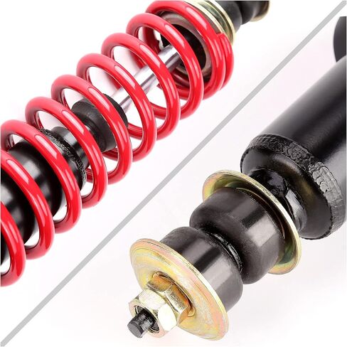 10L0L Golf Cart Shock Absorber Set Front Rear Coil Over Heavy Duty Shock Absorber Lift Fits EZGO 16" Medalist/TXT 1994+ Newer Gas or Electric, Replaces Part 70928-G01 76418-G01 (2 pcs) Red in Saudi Arabia