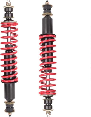 10L0L Golf Cart Shock Absorber Set Front Rear Coil Over Heavy Duty Shock Absorber Lift Fits EZGO 16" Medalist/TXT 1994+ Newer Gas or Electric, Replaces Part 70928-G01 76418-G01 (2 pcs) Red in Saudi Arabia