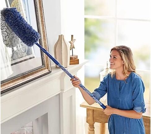 6-Piece Easy Reach Microfiber Duster Set (Eggplant) in Saudi Arabia