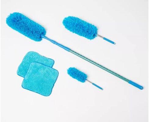 6-Piece Easy Reach Microfiber Duster Set (Eggplant) in Saudi Arabia