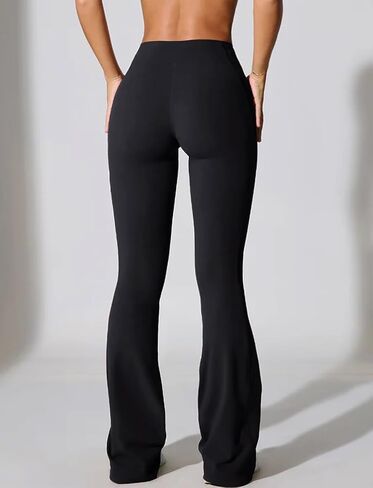 TZLDN Flare Leggings for Women High Waisted Tummy Control Flare Yoga Pants Casual Bootcut Workout Pants in Kuwait