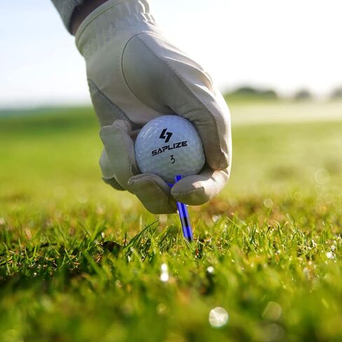 مجموعة تي شيرتات جولف بلاستيكية من SAPLIZE مكونة من 100 قطعة (1-1/2 بوصة و3-1/4 بوصة متوفرة) تقلل الاحتكاك والدوران الجانبي، 4 شوكات بلاستيكية، مختلطة in Kuwait