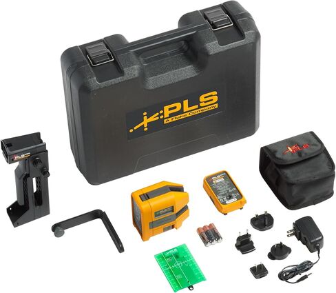 Pacific Laser Systems PLS 180G RBP KIT, Cross Line Green Laser Kit with Rechargeable Battery Pack in Saudi Arabia