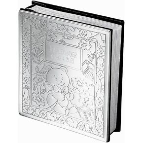 Engravable Silverplated Teddy Bear Album (4x6 Photos)