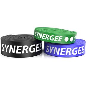 Synergee Resistance Loop Bands. Pull Up Assist Bands with Heavy Duty Resistance. Exercise Bands Work Perfect for Stretching, Powerlifting & Resistance Training.
