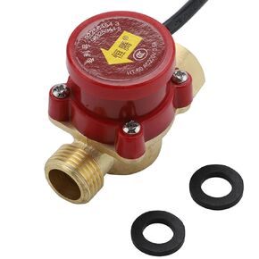 Pump Flow Switch, 1 PCS HT 60 AC220V 0.5A G3 / 4" 3/4" Thread Water Pump Flow Sensor Switch for The Low Water Pressure Range or The Automatic Circulation of The Solar System.