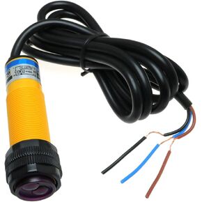 E-outstanding DC 6-36V 3 Wire NPN NO IR Photoelectric Sensor Switch 30cm Adjustable E3F-DS30C4