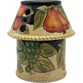 Casa Cortes Barcelona Collection Hand-Painted (#60 Candle JAR Holder)
