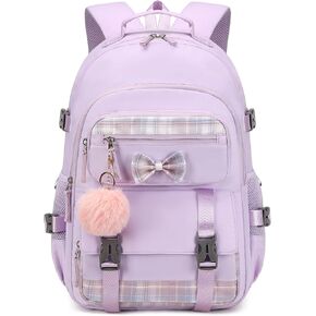 حقيبة ظهر مدرسية لطيفة للفتيات من Hey Yoo حقيبة ظهر للمدرسة وحقيبة كتب وحقائب ظهر للفتيات المراهقات (أسود) in Kuwait