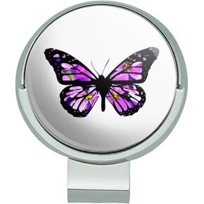 GRAPHICS & MORE Butterfly with Flowers Golf Hat Clip with Magnetic Ball Marker