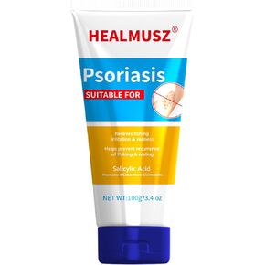 كريم الصدفية - أقصى قوة 4% كريم تخفيف الصدفية بحمض الساليسيليك، كريم التهاب الجلد الدهني، الطفح الجلدي، مضاد للحكة، الاحمرار، التقشر، التقشر، تخفيف سريع المفعول للتهيج - 3.4 أونصة in Kuwait