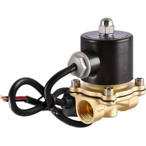 Brass Electric Solenoid Valve 2W-160-15J 1/2 Inch AC220V Direct Action Water Normally Closed Replacement Valve