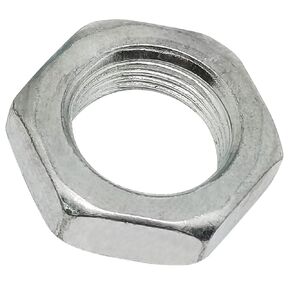 10pcs M16-1.0mm Pitch -8mm Height,Fine Thread Hex Nuts,Lamp Locknuts,Carbon Steel，Zinc Plated