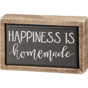 Primitives by Kathy Happiness Is Homemade Box Sign Mini