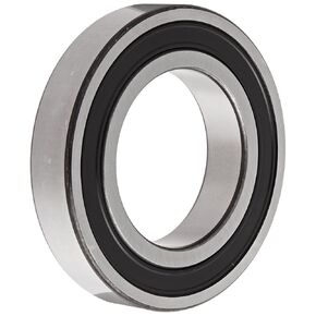 SKF 6208-2RS1/C3 Radial Bearing, Single Row, Deep Groove Design, ABEC 1 Precision, Double Sealed, Contact, C3 Clearance, Standard Cage, 40mm Bore, 80mm OD, 18mm Width