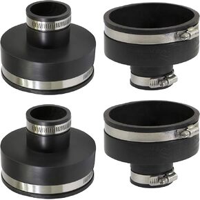6I56x4 Reducing Coupling, 4 x 1-1/2, Black
