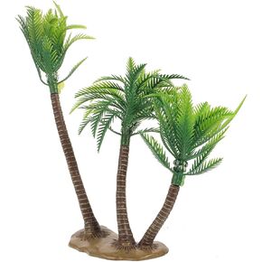 BESTOYARD Artificial Coconut Tree Decor Mini Tropical Palm Trees Fairy Garden Landscape Scenery Decoration