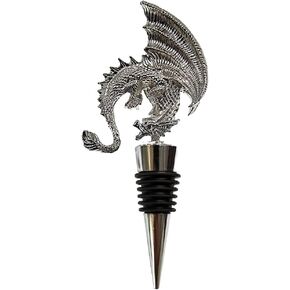 Dragon Wine Stoppers Gothic Metal Alloy Design Bottle Stopper for Dragon Gift Party Decorative