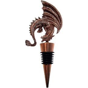 Dragon Wine Stoppers Gothic Metal Alloy Design Bottle Stopper for Dragon Gift Party Decorative