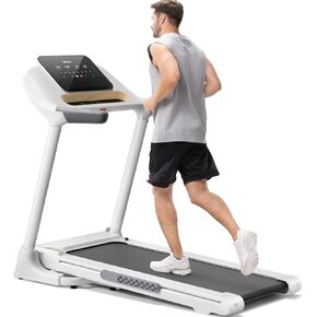 UMAY Treadmill with Auto Incline, Foldable Treadmills for Home, 18.5" Wider Belt，3.0 HP, 9.3MPH, 320lbs Capacity