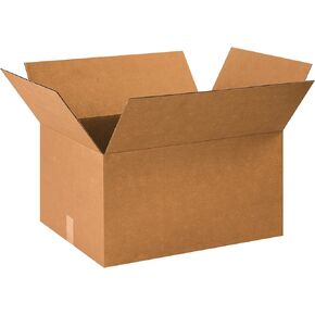 PARTNERS BRAND 23x17x12 Corrugated Boxes, Medium, 23L x 17W x 12H, Pack of 10 | Shipping, Packaging, Moving, Storage Box for Home or Business, Strong Wholesale Bulk Boxes