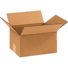PARTNERS BRAND 9x7x5 Corrugated Boxes, Small, 9L x 7W x 5H, Pack of 25 | Shipping, Packaging, Moving, Storage Box for Home or Business, Strong Wholesale Bulk Boxes