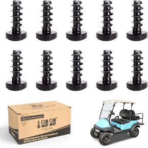 10L0L K80X20 Torx Pan Head Screws/Rivets for Club Car Precedent Gas and Electric 2004 UP Golf Cart, Replace OEM:102298020