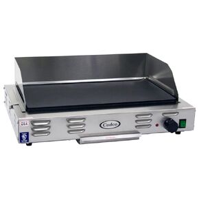 Cadco CG-20 Countertop 220-Volt Electric Griddle, stainless steel